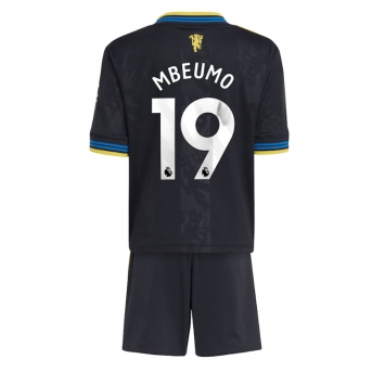 Billige Fotballdrakt Manchester United Bryan Mbeumo #19 Replika Tredjedraktsett Barn 2025-26 Kortermet (med bukser)
